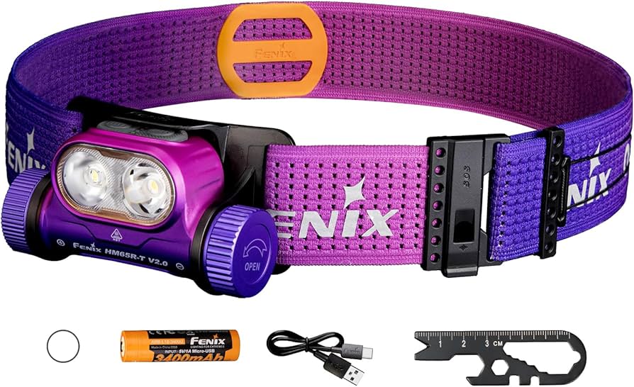 Amazon.co.jp: Fenix HM65R-T V2.0 ヘッドライト 充電式 LEDライト